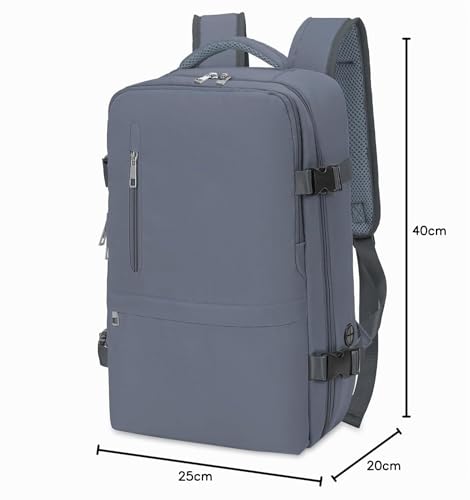 Thumbnail 7 de Hayayu Mochila de viaje 40x30x20 cm: cabina 24 l para Ryanair y aerolíneas europeas