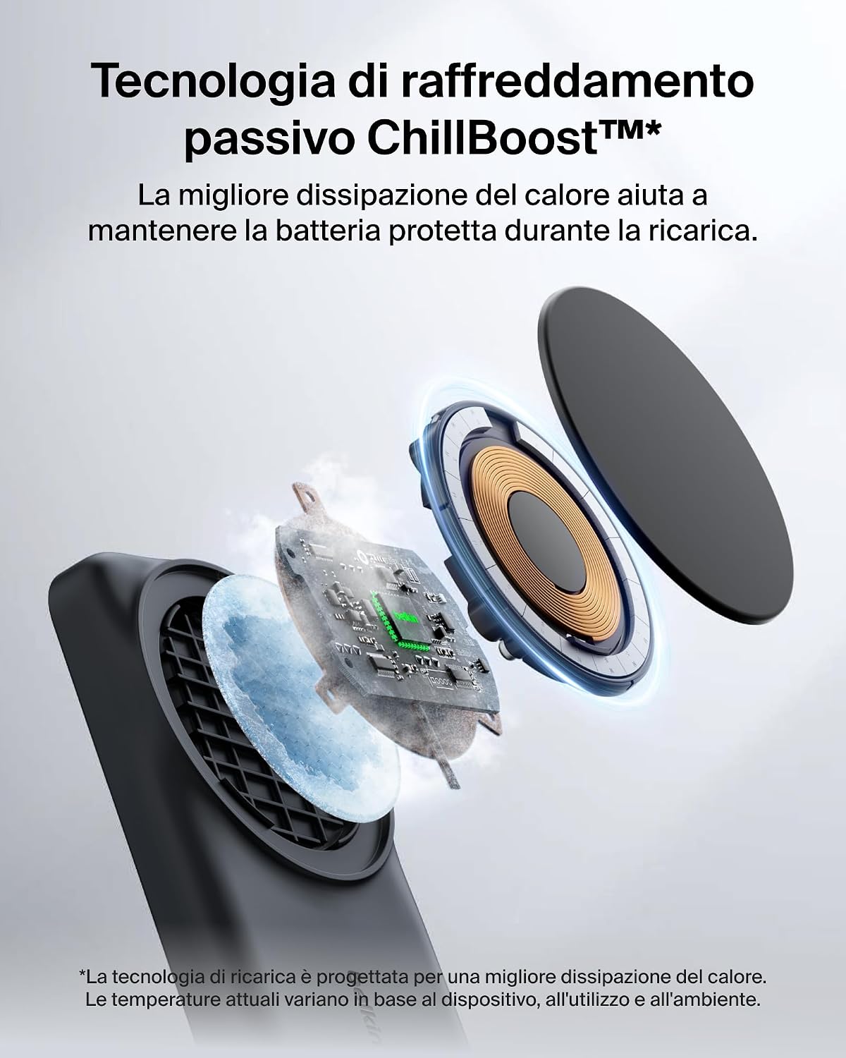 Thumbnail 2 de Belkin UltraCharge Caricatore Qi2 25W 2 in1 per iPhone