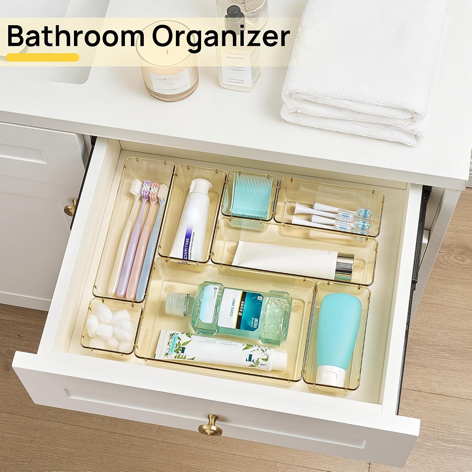 Detalle 1 de Vtopmart Plastic Drawer Organizers 25-Pack