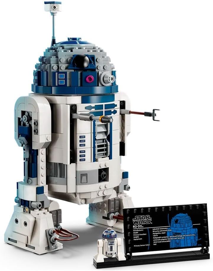 Thumbnail 1 de LEGO Star Wars 75379 R2-D2 Building Toy – Play and Display Droid Figure with Rotating Head, Periscope & Tools