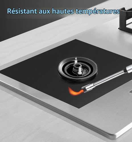 Thumbnail 4 de Protection Plaque de Cuisson à Gaz Lot de 8 Réutilisable 27 x 27 cm – Orrdiffi