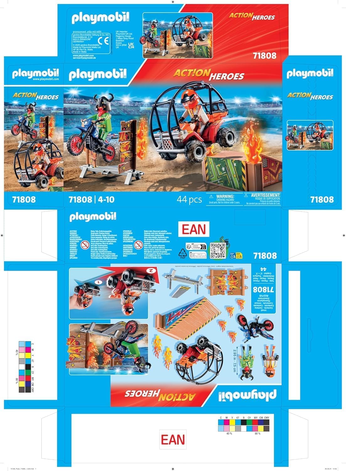 Thumbnail 6 de PLAYMOBIL Stunt Show 71808 – Spielzeugauto für Action-Sprünge ab 4 Jahren