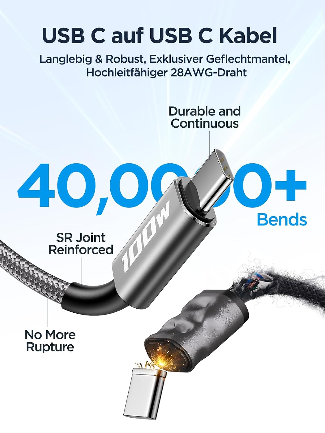 Thumbnail 5 de USB C auf USB C Kabel 100W 2x2m