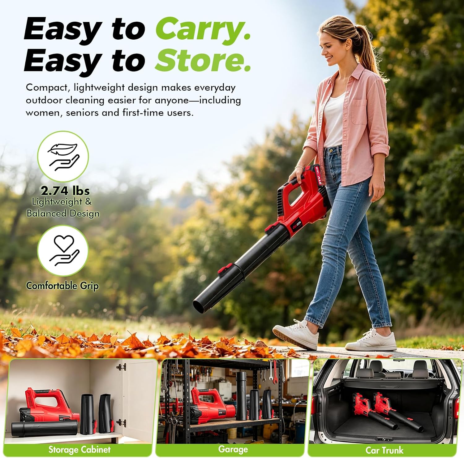 Thumbnail 6 de Cordless Leaf Blower, 420 CFM