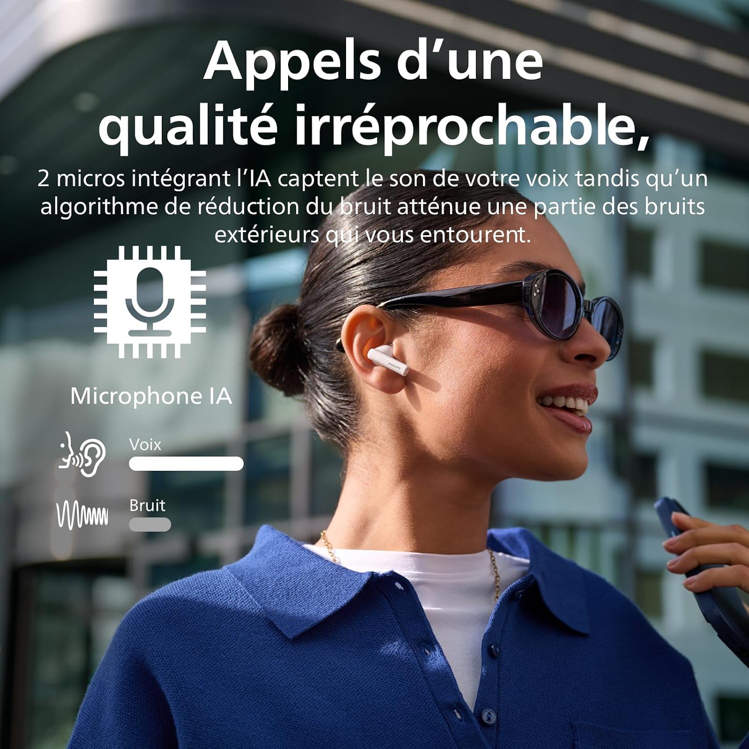 Detalle de Philips TAT2520WT écouteurs intra Bluetooth