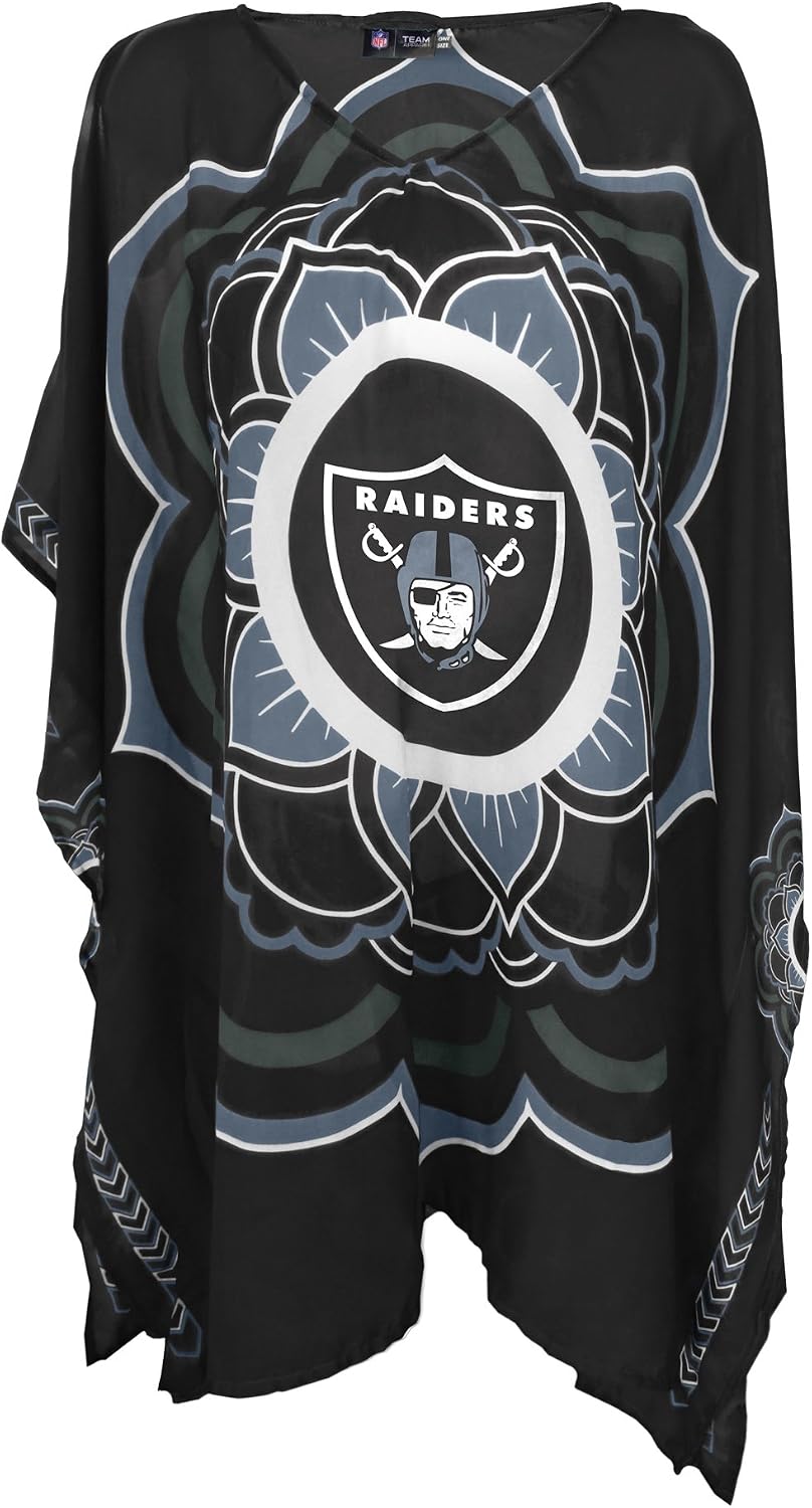 Detalle 2 de Little Earth Productions Littlearth NFL Caftan Flower Design (Officially Licensed Teams) — Free Size