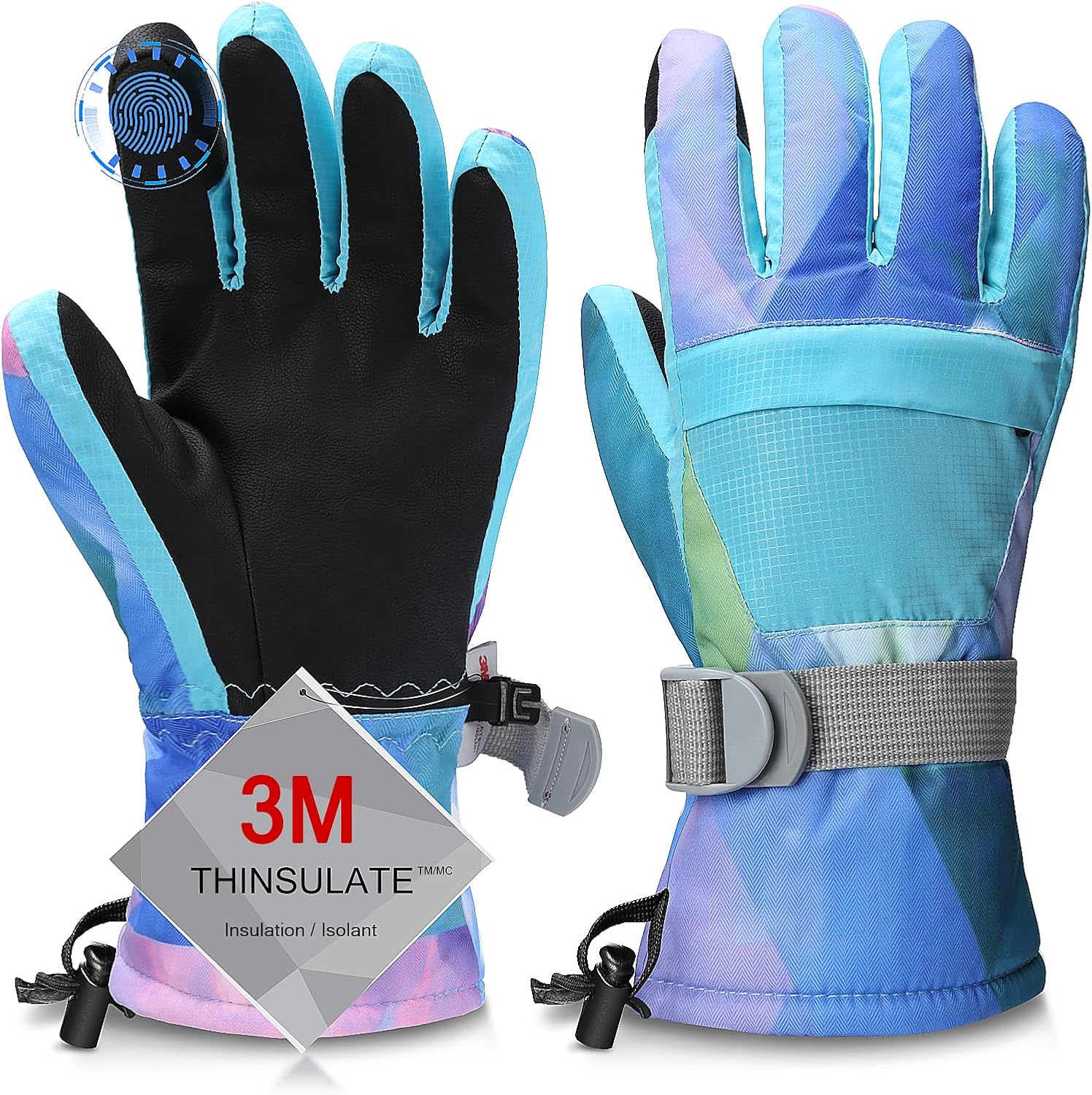 Odtmger Ski Gloves for Cold Weather