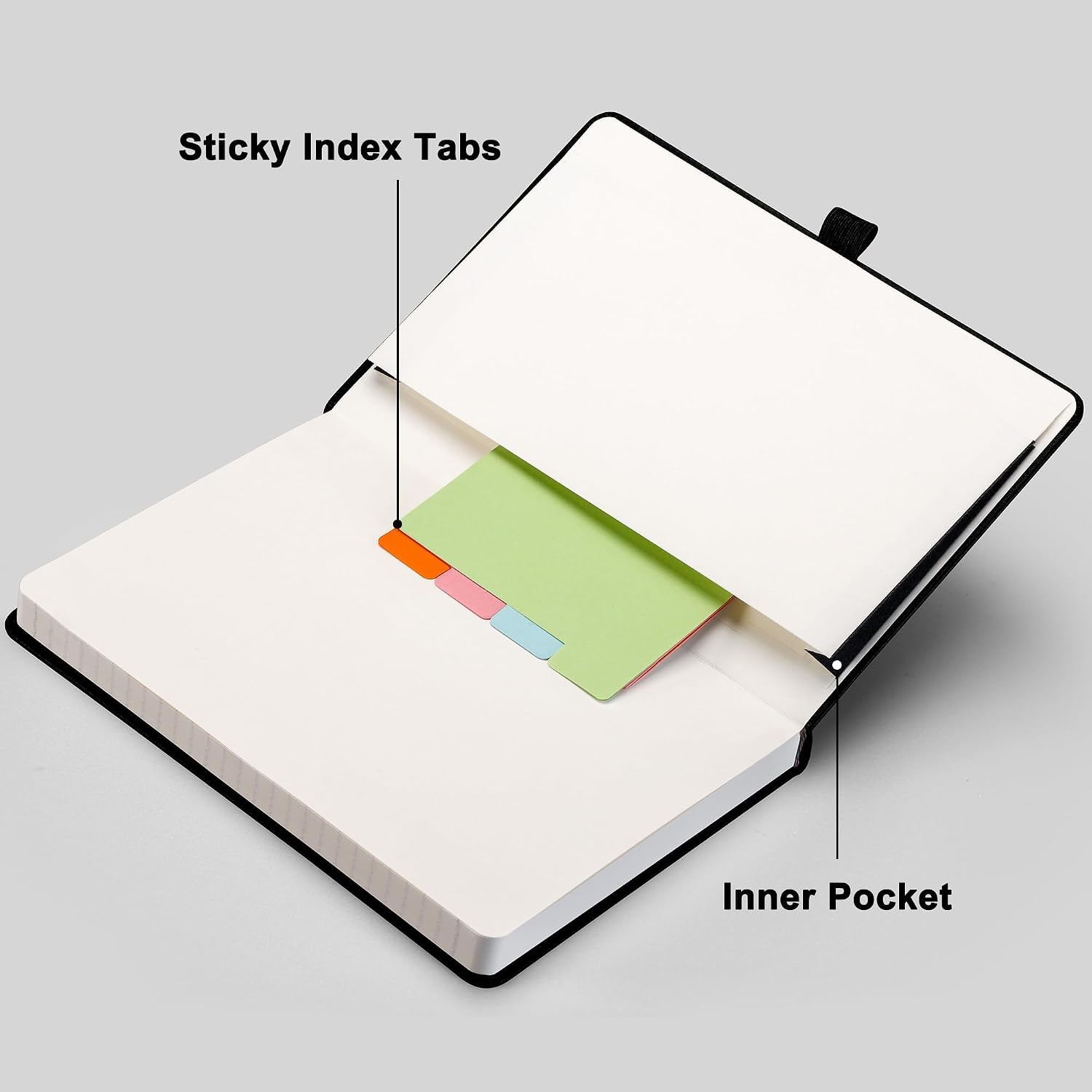 Thumbnail 6 de Rettacy A5 Notebook 2-Pack: Lined Journal with Leather Hardcover, 188 Pages Each