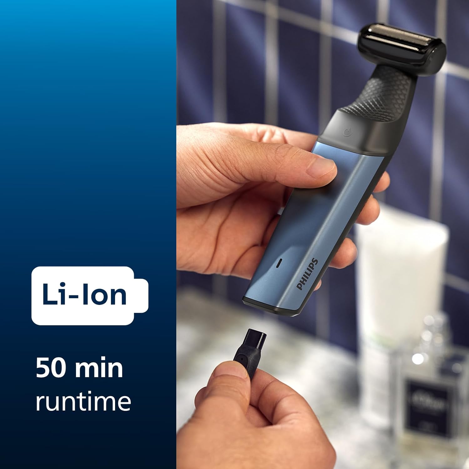 Thumbnail 5 de Philips Bodygroom Series 3000 BG3027/03 showerproof body groomer for groin, legs and more