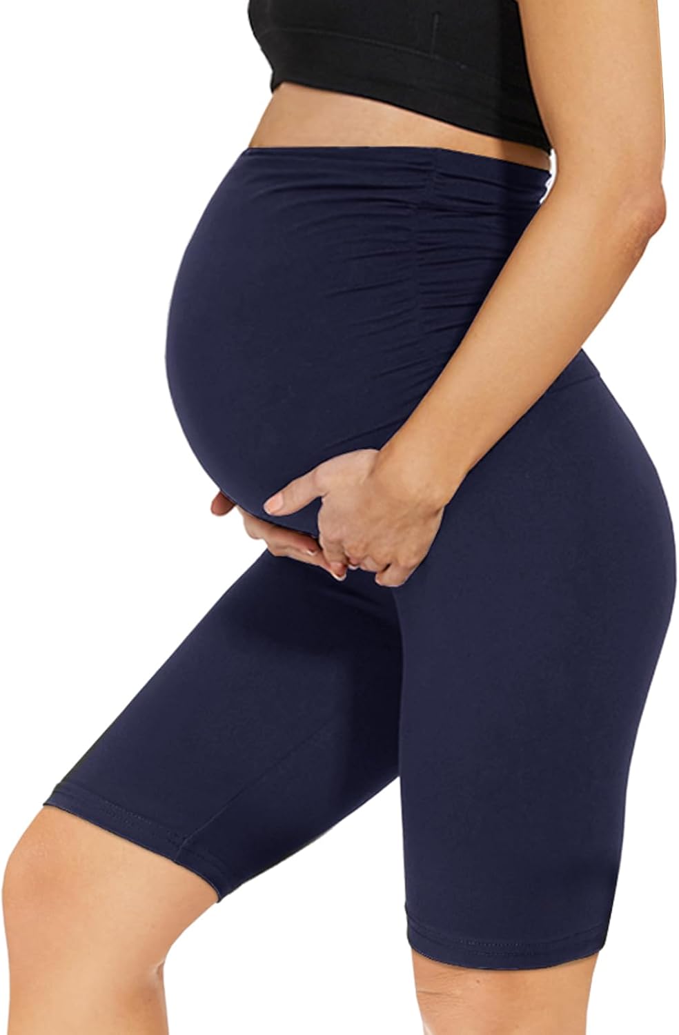 Thumbnail 4 de AMIYOYO Umstandsleggings kurz in High-Waist-Form für den Sommer – blickdicht, elastisch & atmungsaktiv