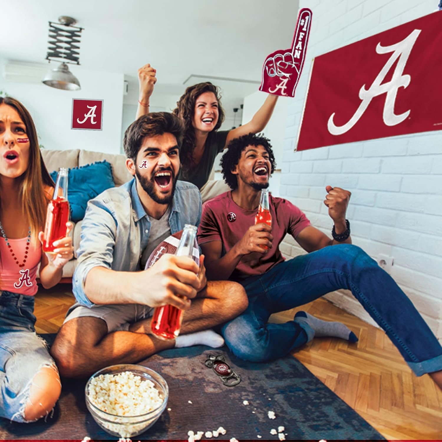 Thumbnail 6 de Rico Industries Green Bay Packers Green Double Sided Car Flag