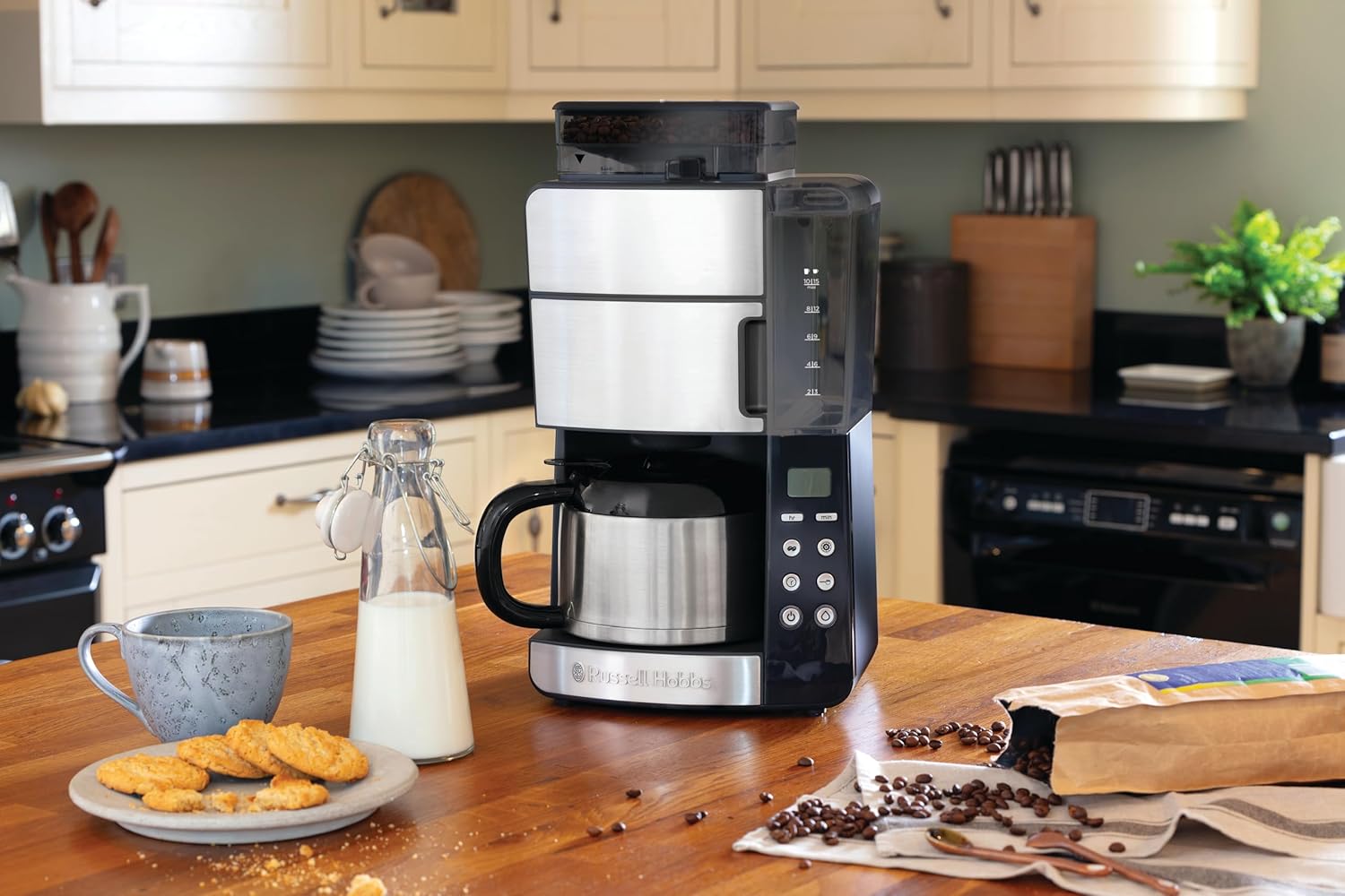 Thumbnail 1 de Russell Hobbs Grind & Brew 25620-56 : Cafetière filtre isotherme avec moulin intégré