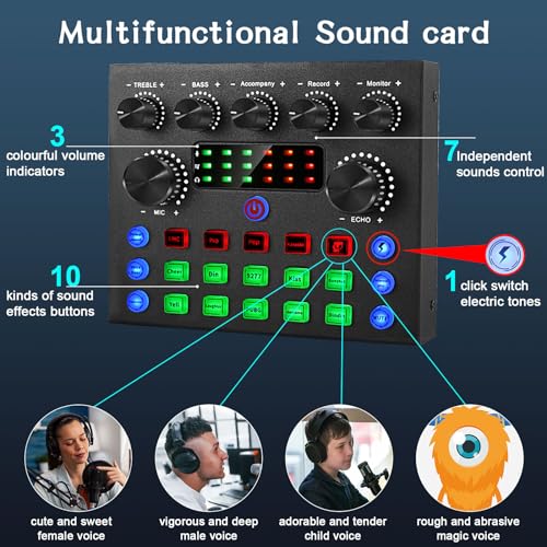 Thumbnail 3 de ALPOWL Paquete de Equipo de Podcast para 2: set con BM-800, filtros, cápsula cardioide y accesorios para podcasts, streaming y canto