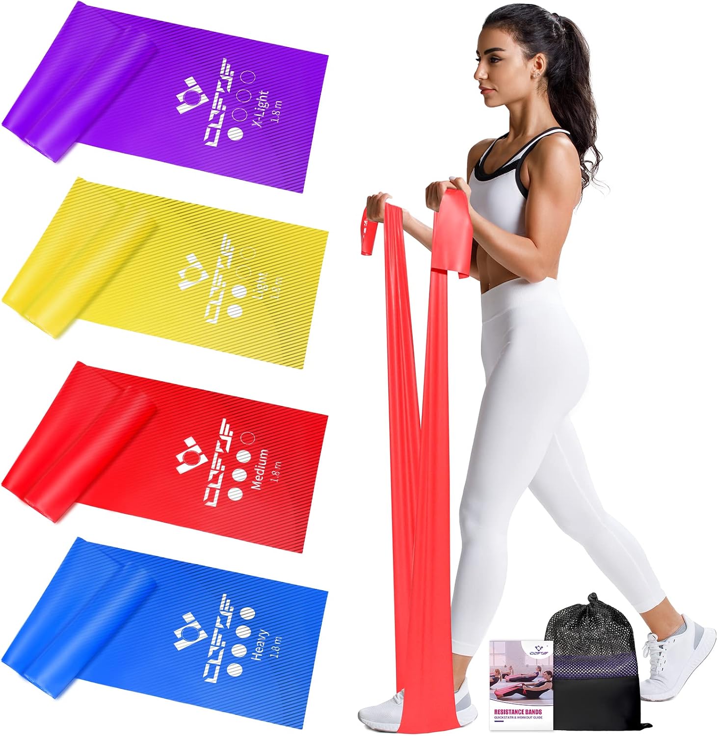 Detalle de COFOF FitnessbĂ€nder 1,8 m đïžâ