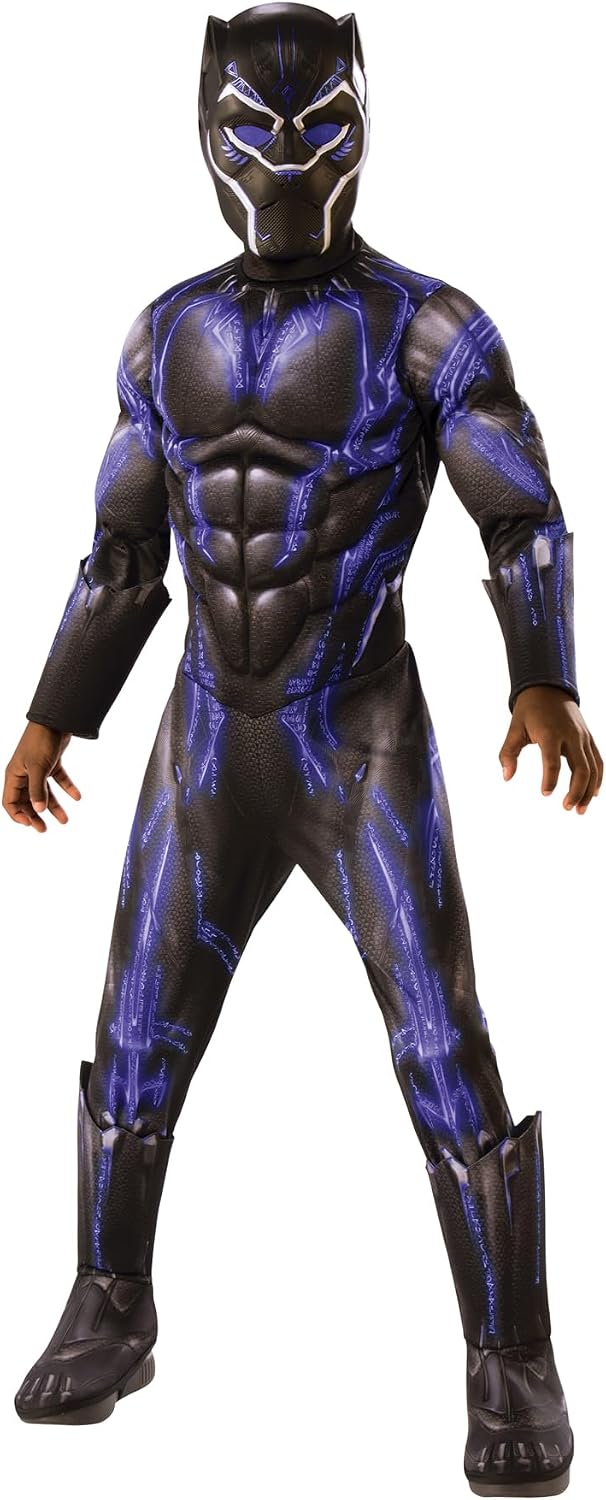 Detalle de Rubie's Luxuskostüm Black Panther 3–4 Jahre