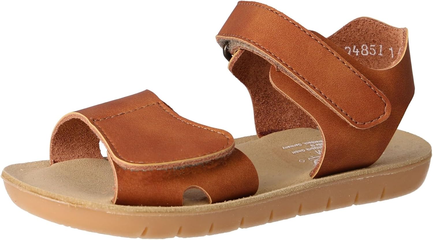 Detalle 2 de DMLNG Mädchen SwantjeFlache Sandale – klassische Kindersandale aus Leder