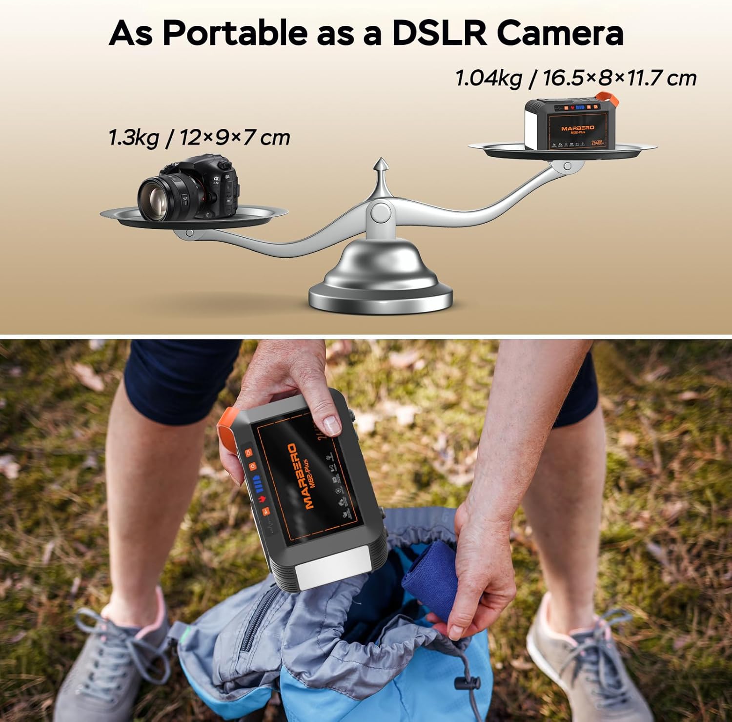 Thumbnail 5 de MARBERO M82 Plus Portable Power Station 26,400mAh with AC Plug, 98Wh Output