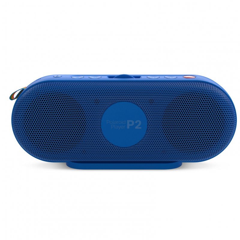 Detalle de Polaroid P2 Music Player — altavoz Bluetooth portátil (azul): ficha y opinión