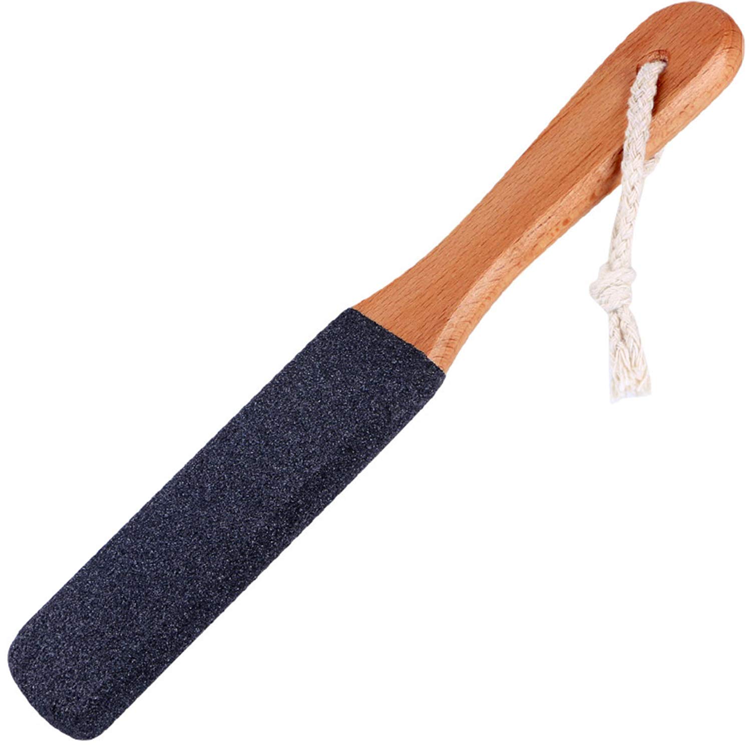Detalle de Kinepi Foot File & Foot Scrubber, Double-Sided Corundum Surface, Beech Handle