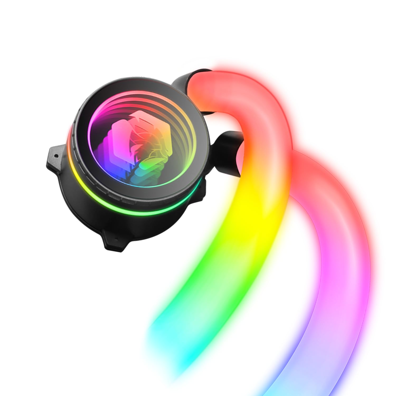 Thumbnail 3 de EMPIRE GAMING Guardian P-W120 AIO-Wasserkühlung (1x120 mm) für Intel LGA 1700/1200/115X/1366/2066/2011 und AMD AM5/AM4 – ARGB 3-Pin 5V, schwarz