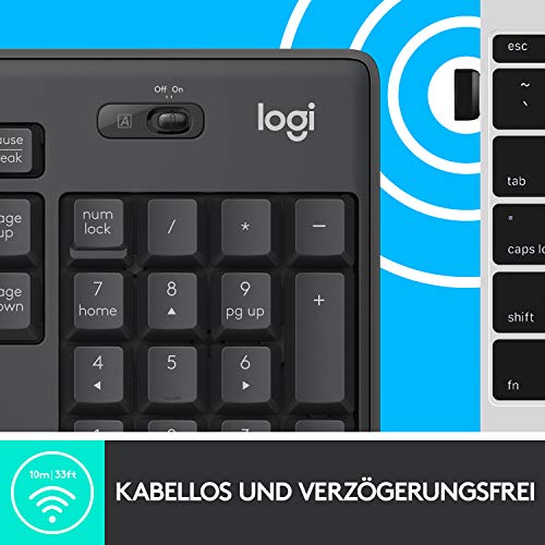 Detalle 2 de Logitech MK295 Silencioso Inalámbrico COMBO DEU QWERTZ