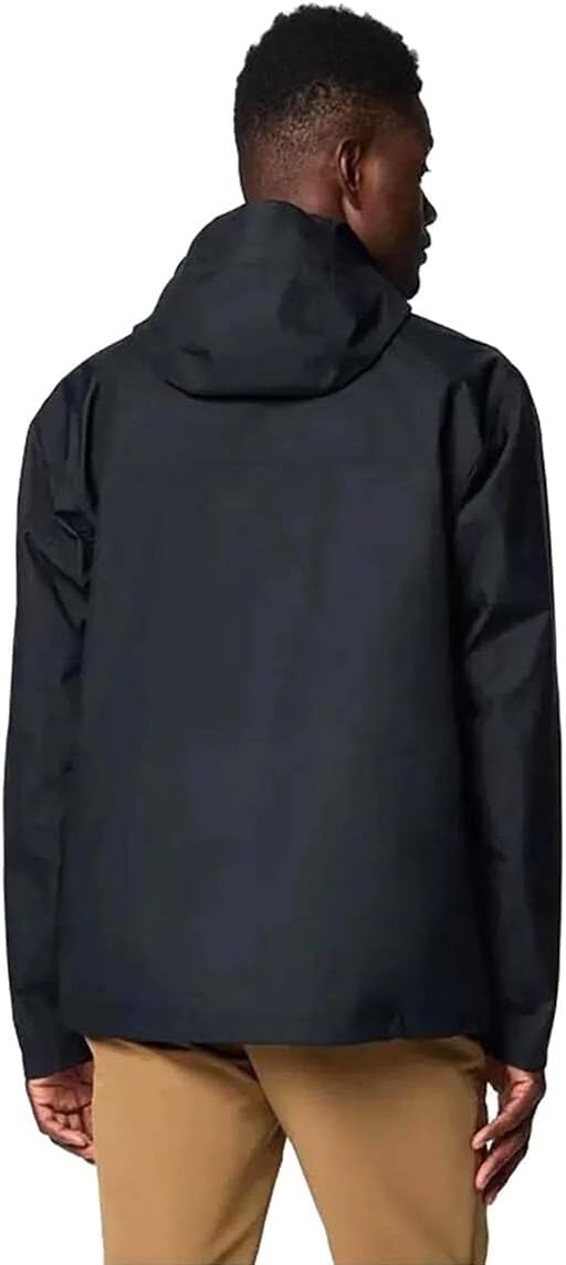 Detalle 2 de Columbia Men’s Hikebound™ II Waterproof Rain Jacket (Black, Size S)