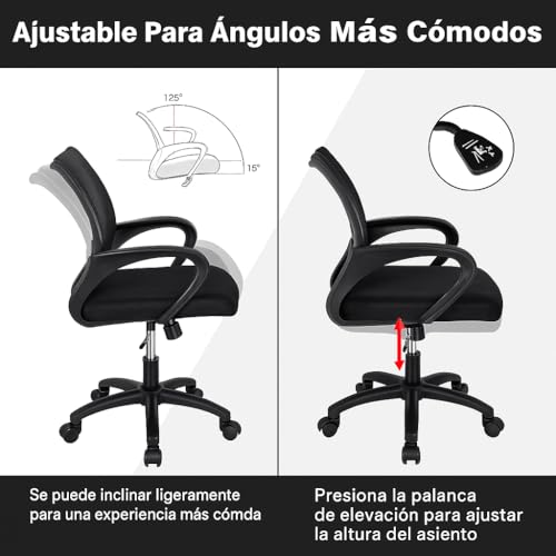 Thumbnail 4 de T-LOVENDO Silla ergonómica con soporte lumbar
