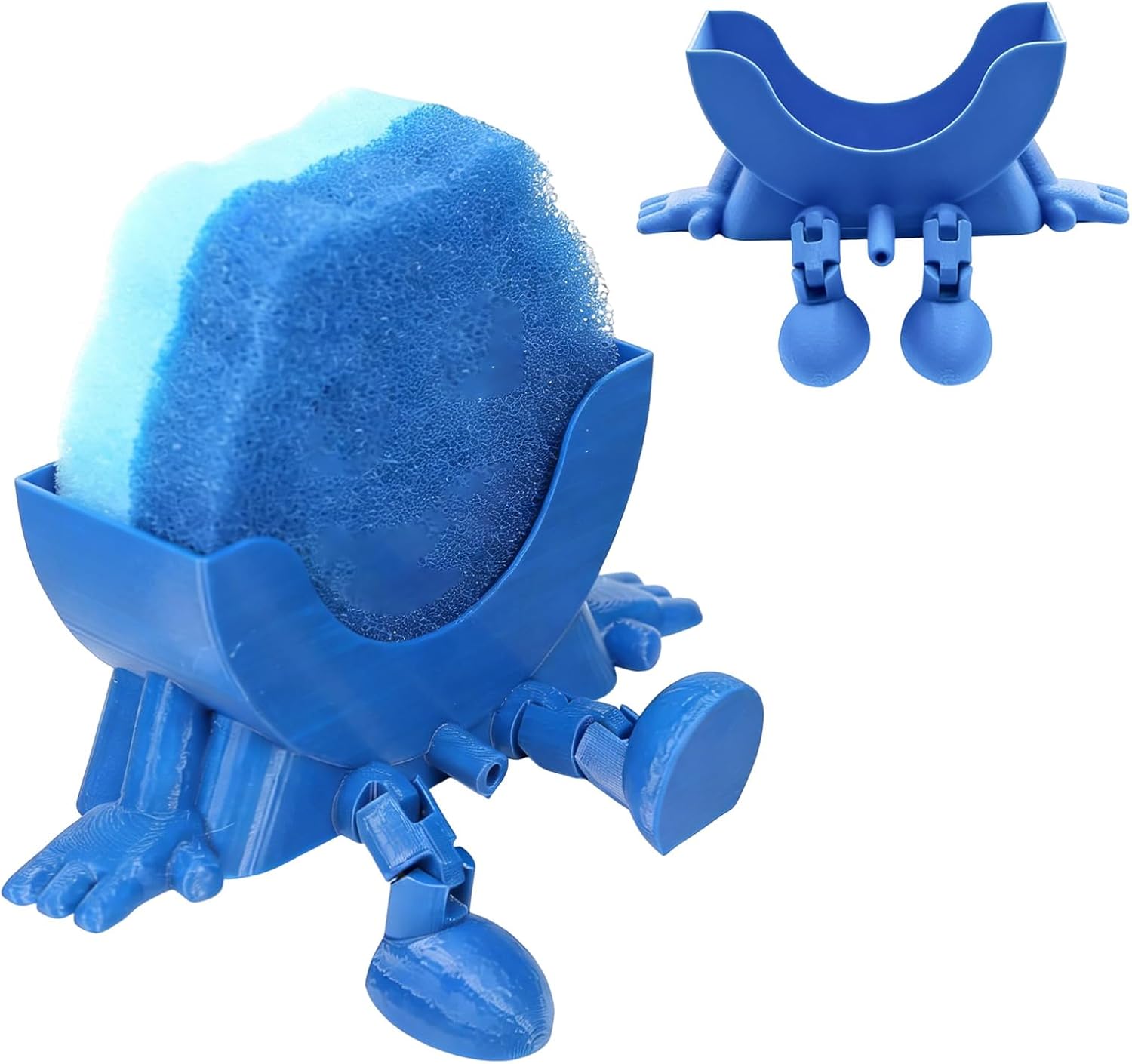 Thumbnail 5 de BRTNUP Cute Hanging Sponge Holder with Drainage (3D Printed, Yellow) for Kitchen Sink Organisation