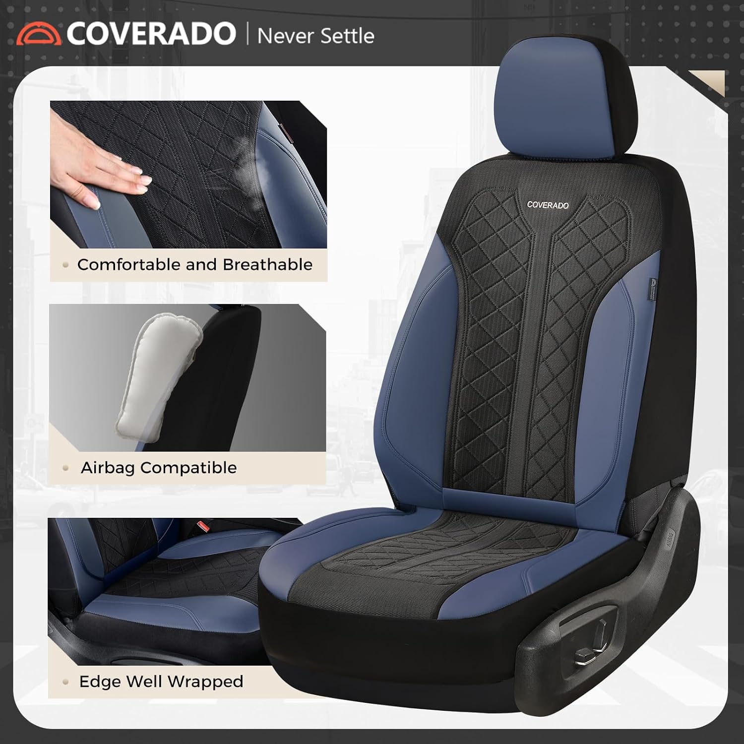 Thumbnail 2 de Coverado Car Seat Covers 5-Seat Waterproof