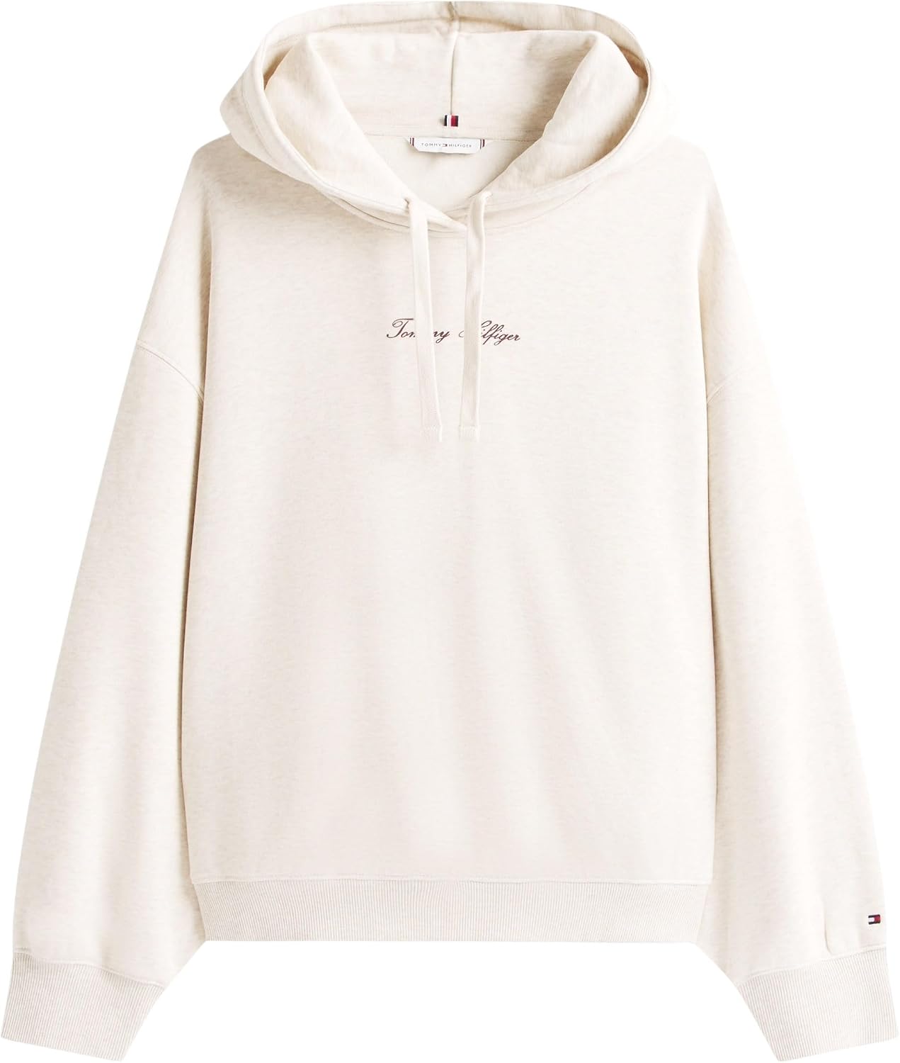 Detalle 2 de Tommy Hilfiger Damen Classic Script Fleece Hoodie (Kapuzensweatshirt) WW0WW47459