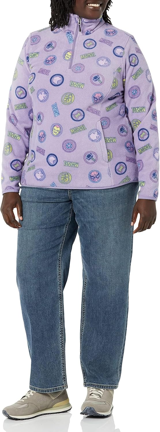 Thumbnail 2 de Amazon Essentials Disney | Marvel | Star Wars women’s polar fleece quarter-zip mock jacket