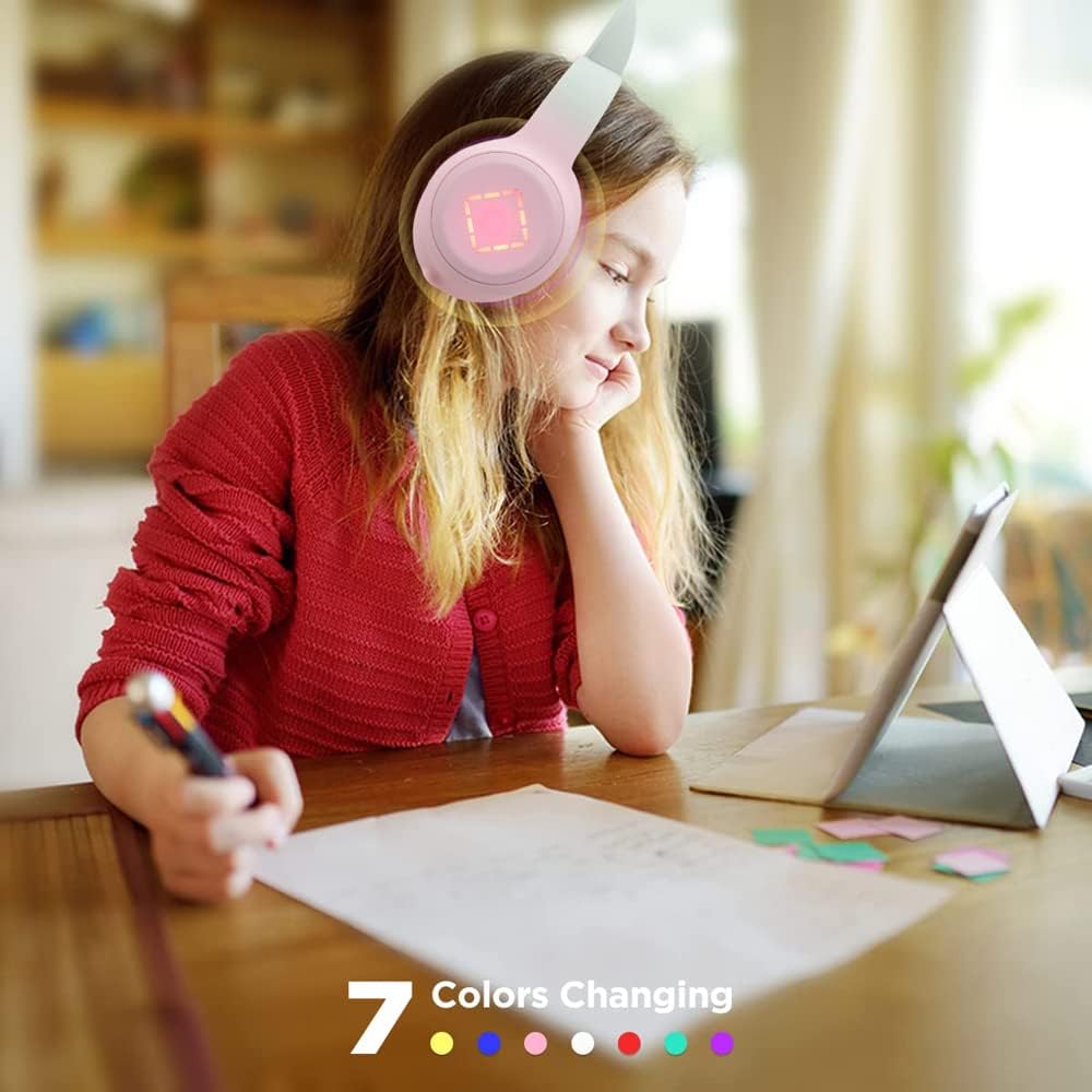 Thumbnail 6 de Usoun Kids Headphones Cat Ear Bluetooth 40mm