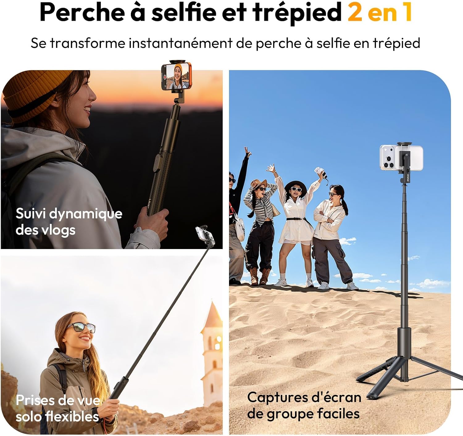 Thumbnail 4 de ULANZI SK27 trépied smartphone 154 cm