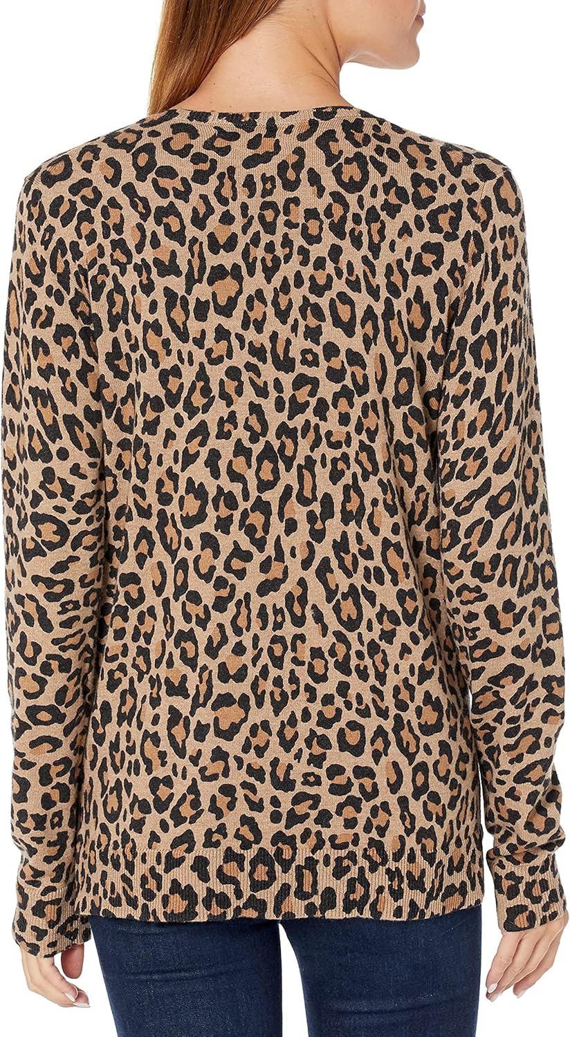 Thumbnail 1 de Amazon Essentials Damen Regular-Fit leichter Langarm-Pullover mit V-Ausschnitt (auch in Übergröße)