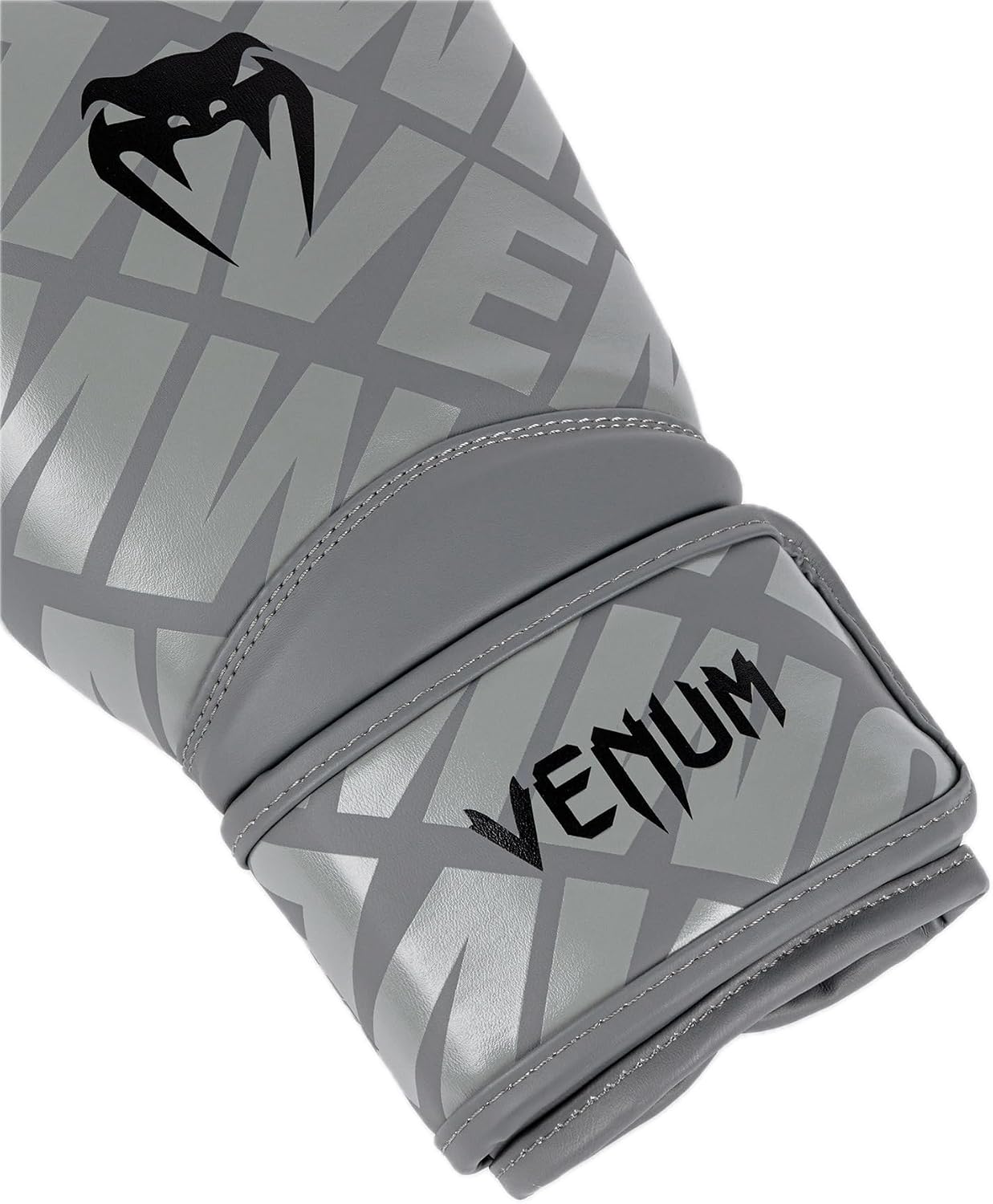 Detalle de Venum Contender 1.5 Boxing Gloves, 16-Ounce Synthetic Leather, Grey/Black