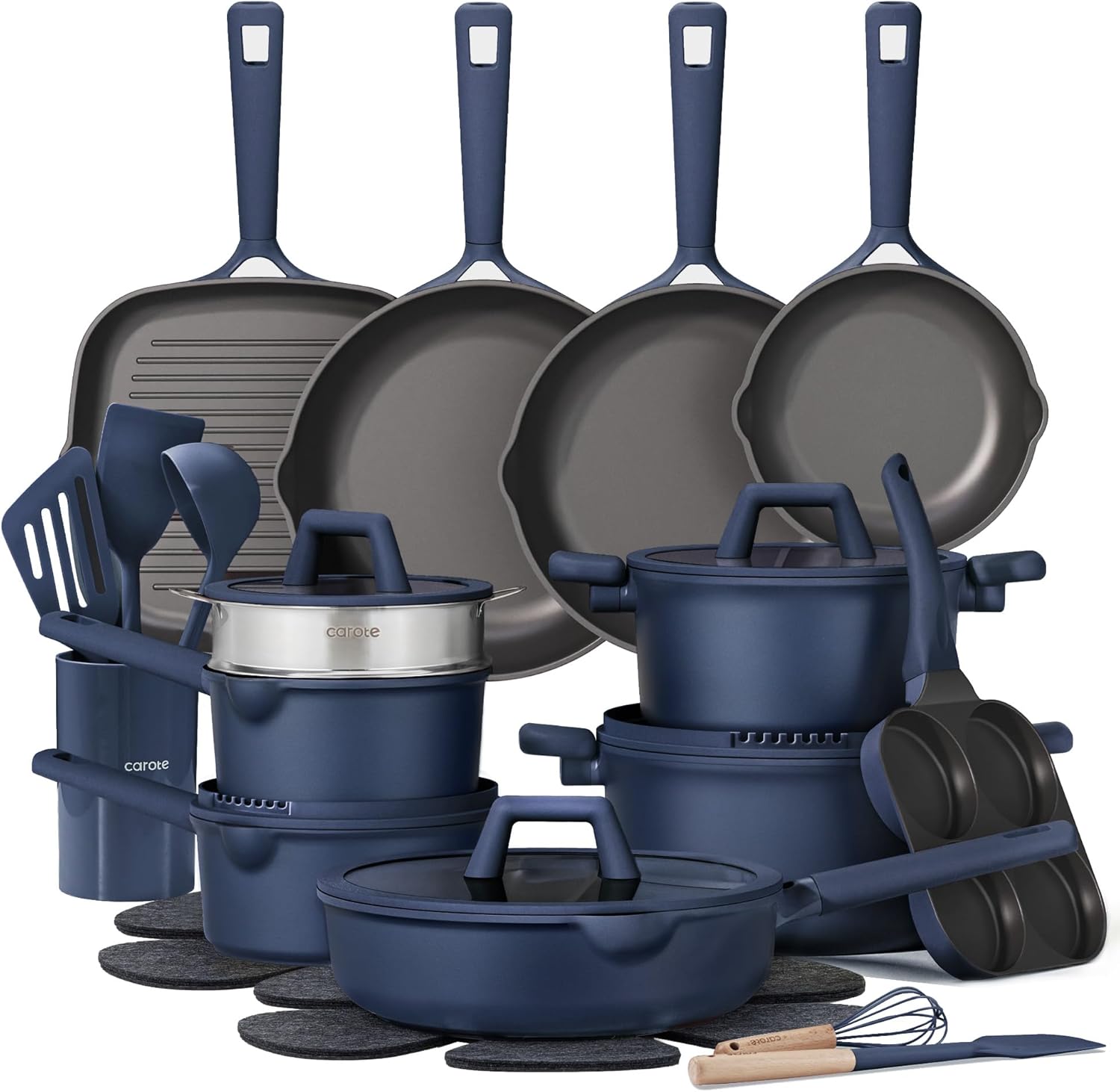 Detalle de CAROTE 31PCS Nonstick Cookware Set