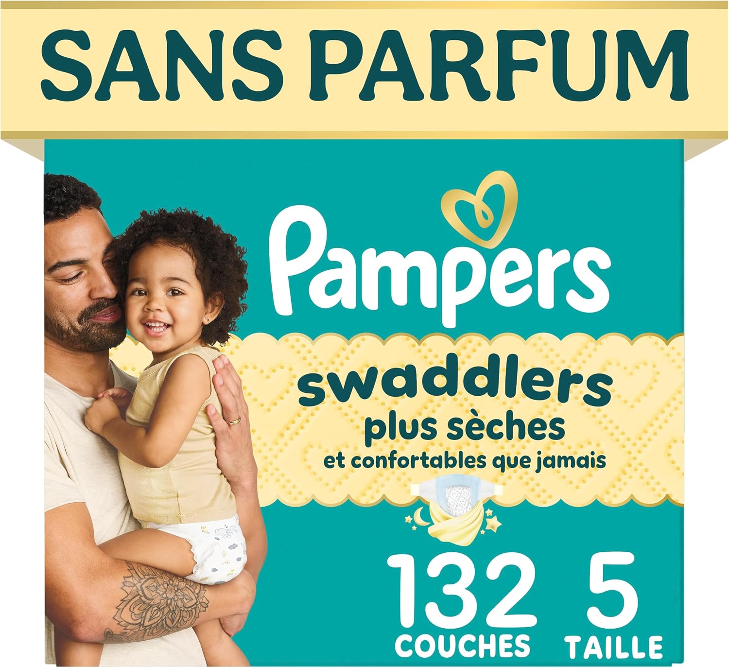 Detalle 2 de Pampers 37000799825 Swaddlers Size 5 Diapers with KeepDry Liner
