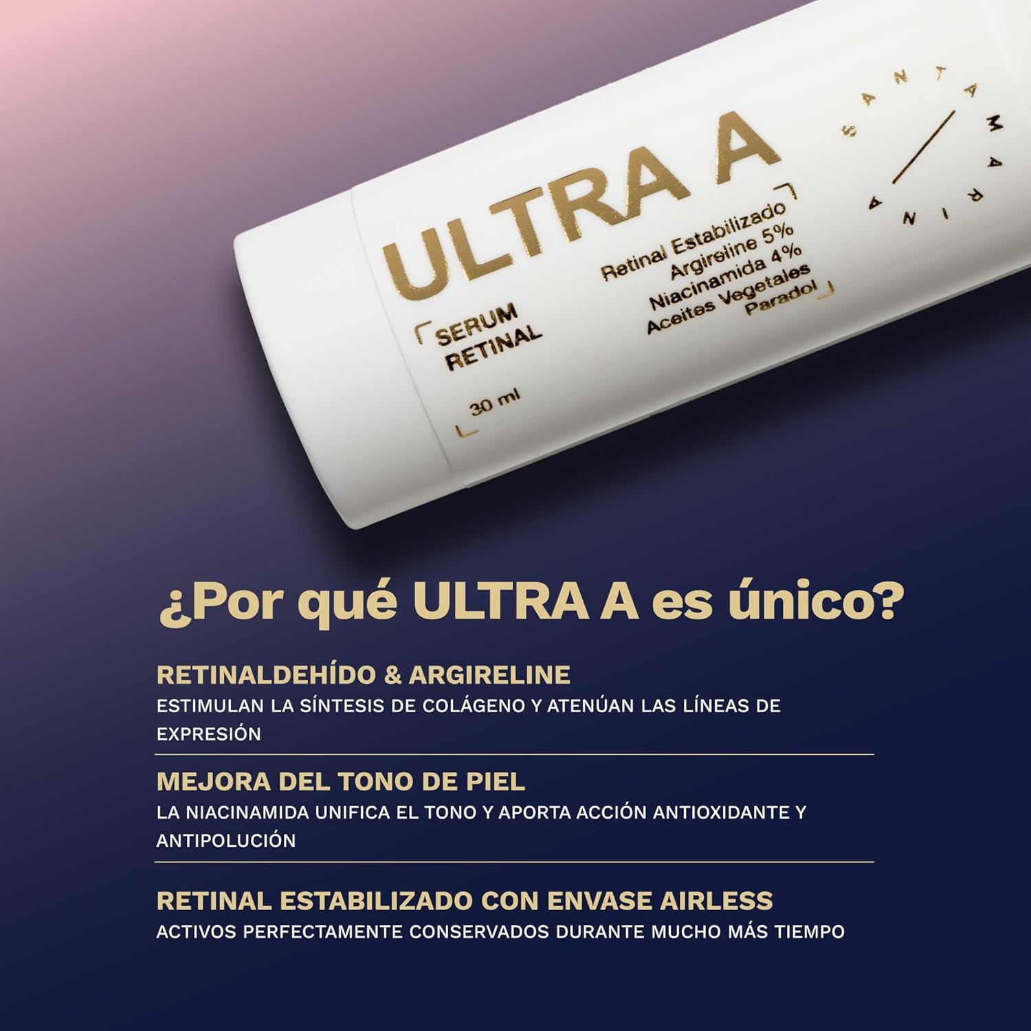 Thumbnail 1 de Santamarina Cosmetics Serum Facial Retinol ULTRA A 💧 30ml