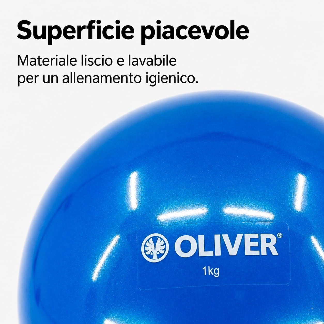 Detalle 2 de Oliver Palla Fitness e Allenamento: palla da ginnastica ergonomica per Pilates, Yoga e seduta attiva