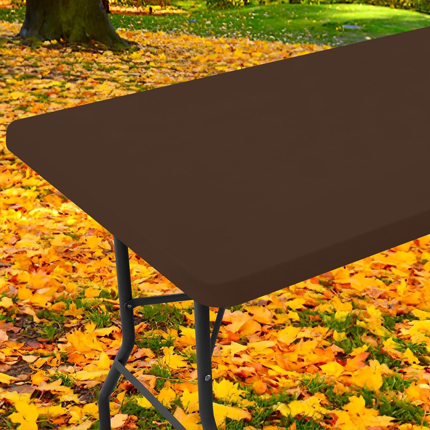 Detalle de Moosfor Fitted Tablecloth 6FT