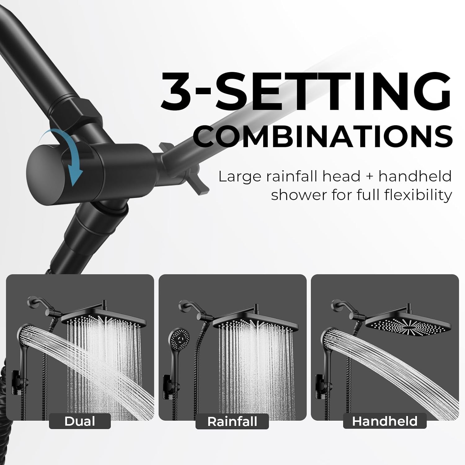 Thumbnail 5 de Seacity Wide Rain Shower Head 10"