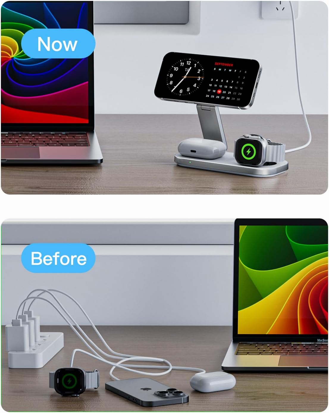 Thumbnail 6 de Keepro 3-in-1 Folding MagSafe Charging Station for Apple Devices