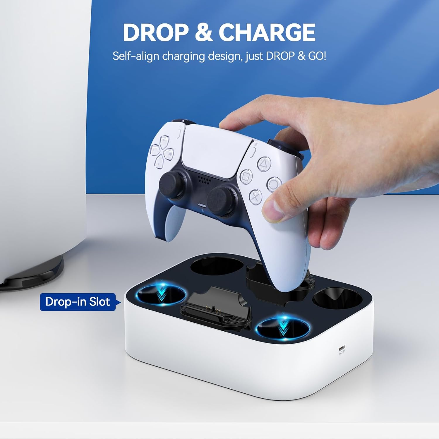 Thumbnail 3 de LVFAN PS5 Controller Charger Station