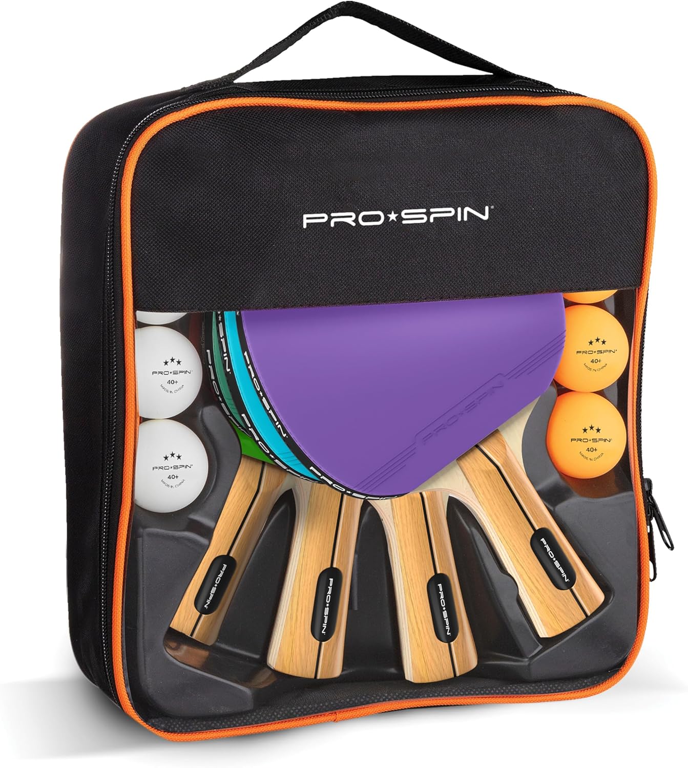 Thumbnail 1 de PRO-SPIN Palas de Ping Pong set 4 unidades