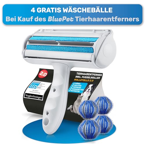 Detalle de BluePet 12x Tierhaarentferner Waschmaschine – Fusselbälle Trocknerbälle
