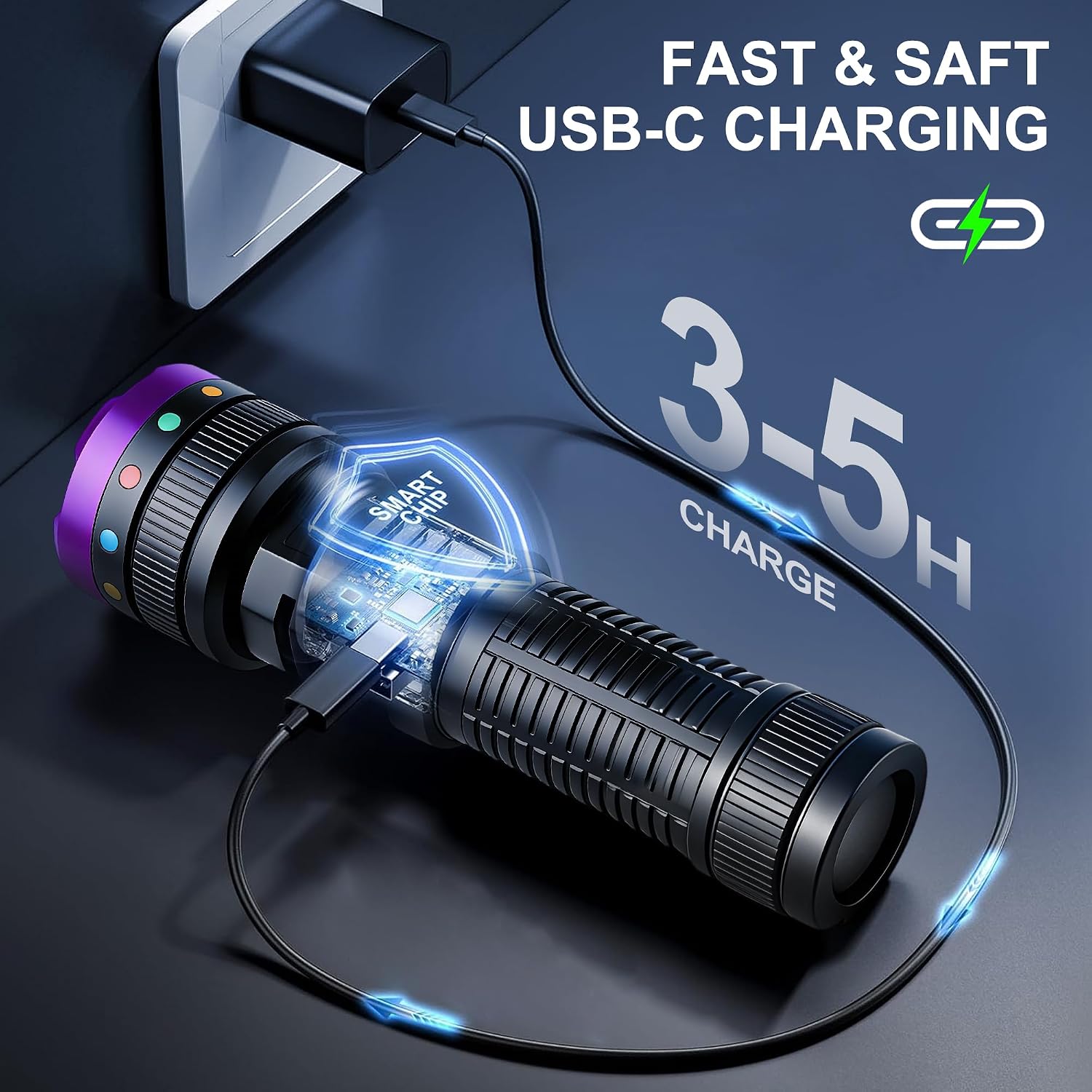 Thumbnail 4 de VASTFIRE 365nm UV Torch 30W