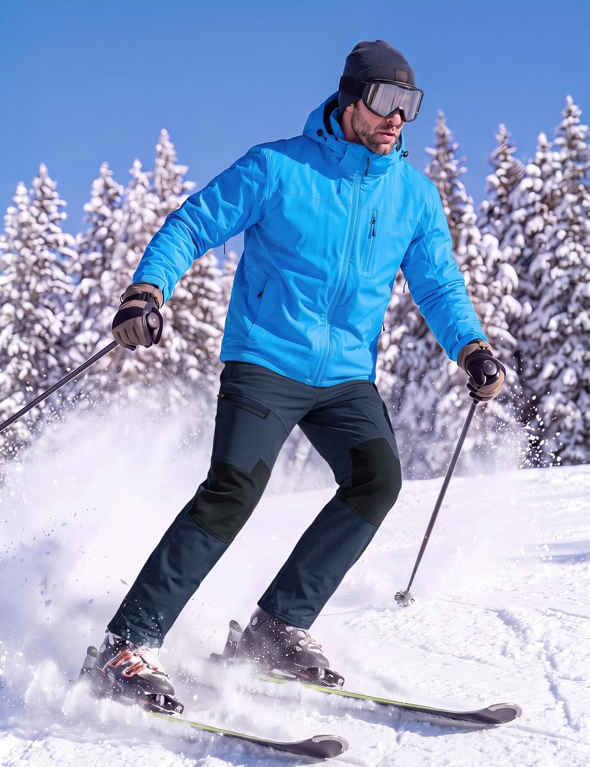 Thumbnail 6 de MAGCOMSEN MCS966-110 Men's Winter Ski Pants, Fleece-Lined, Water-Resistant