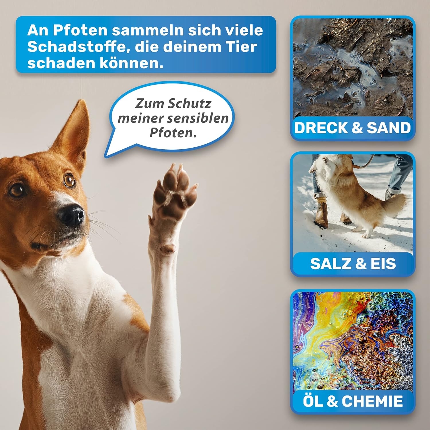 Detalle de BluePet Pfotenreiniger XXL – pfotenreinigung inkl. Mikrofaser-Handtuch