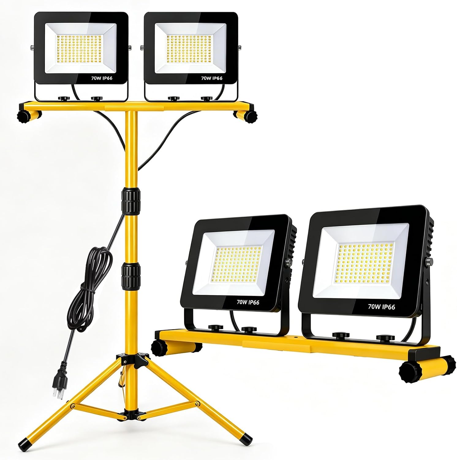 Detalle de LED Work Light with Stand, 14,000 Lumens