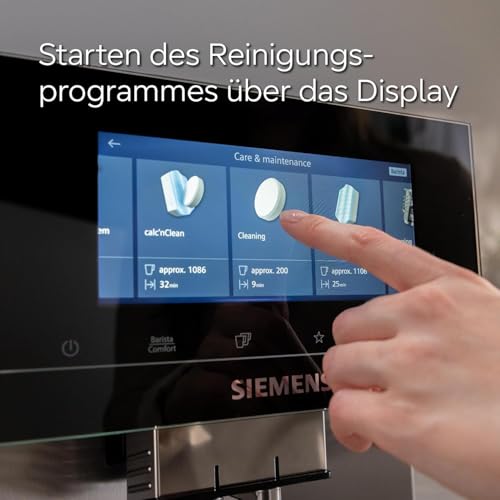 Thumbnail 2 de Siemens Reinigungstabletten 10 Stück – kompatibel mit EQ-Reihe und Einbavollautomaten (TZ80001A)